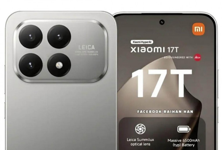 Xiaomi 17T Pro dan Xiaomi 17T Bocor Jelang Rilis Global 28 Mei, Usung Baterai 7.000mAh