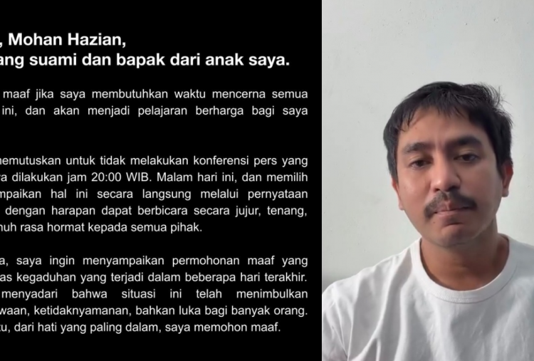 Mohan Hazian Angkat Bicara usai Dituding Lakukan Pelecehan: Murni Kekhilafan Saya di Masa Lalu