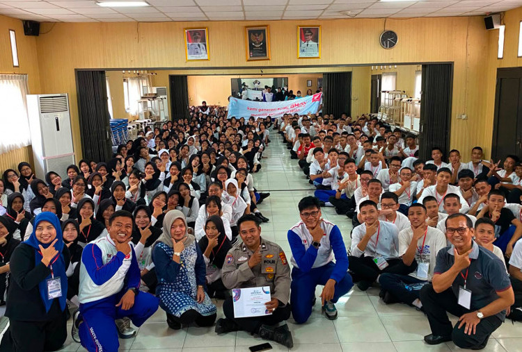 WMS Gandeng Sekolah Edukasi 800 Siswa Baru, Kampanye #Cari_Aman Kian Masif