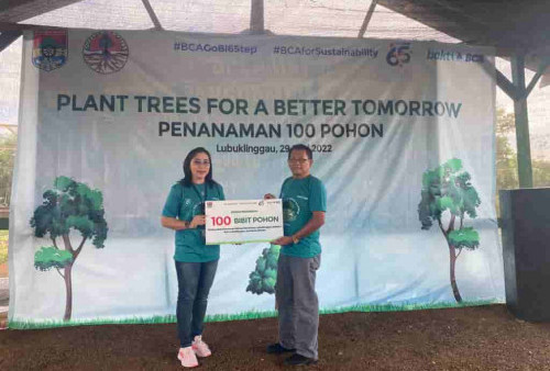 Tanam 100 Bibit Pohon, BCA Konsisten Dukung Program Penghijauan Pemkot Lubuklinggau