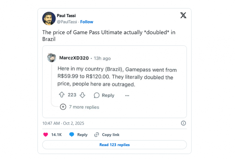 Harga Xbox Game Pass Ultimate Naik Drastis, Gamer Protes!