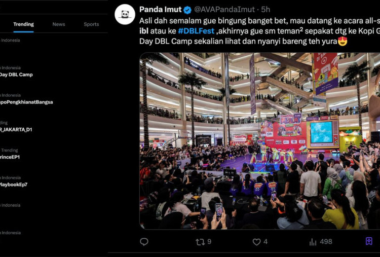 Trending #DBLFest di X, Netizen Bandingkan DBL Festival dan IBL All-Star