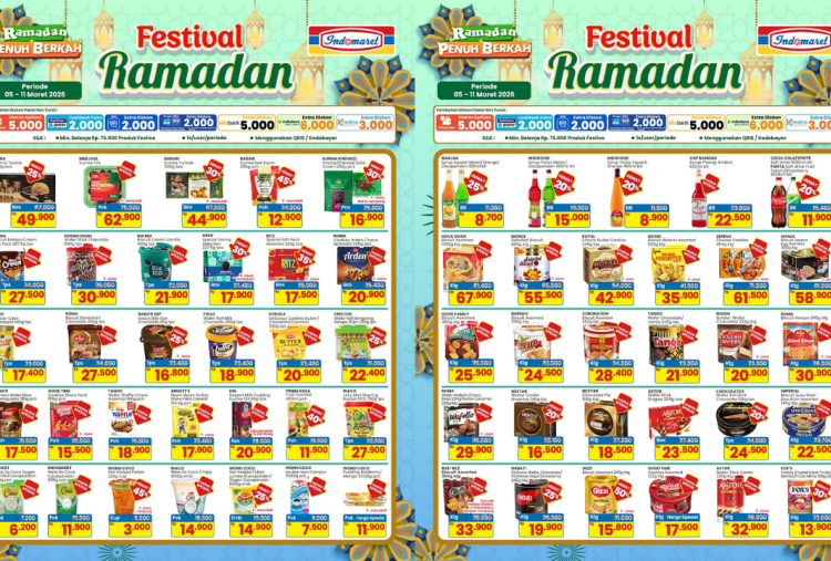 Promo Indomaret Terbaru Hari ini 7 Maret 2026, Diskon Sania Tepung Terigu-Blue Band Mulai Rp10 Ribuan