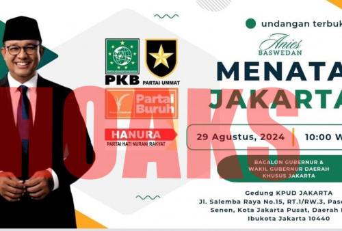 Juru Bicara Anies Baswedan: Poster 'Menata Jakarta' Adalah Hoaks