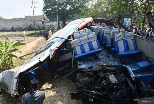 Tetap Tiga Orang, Berikut Identitas Korban Tewas Tabrakan Maut Bus Eka vs Sugeng Rahayu di Ngawi 