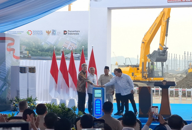 Prabowo Resmikan Groundbreaking Industri Baterai Listrik Terintegrasi di Karawang 