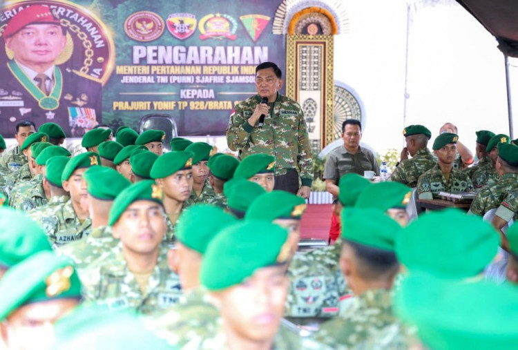 Menhan Sjafrie Larang Prajurit TNI Terlibat Judol, Ancam Sanksi Tegas