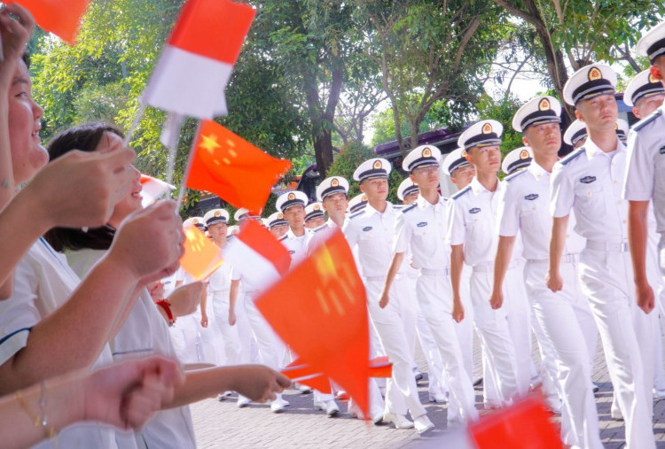 Siswa Xin Zhong Bangga Jadi Pemandu Armada 83 Angkatan Laut Tiongkok, Jembatani Persahabatan 2 Negara
