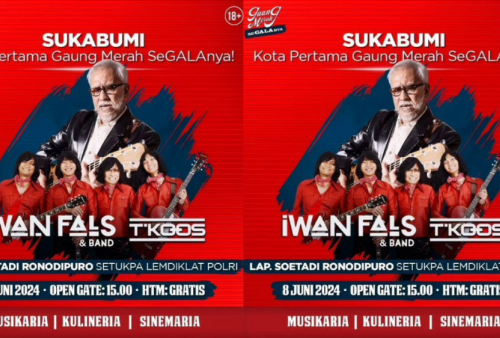 Konser Gratis Iwan Fals di Sukabumi 8 Juni 2024, Catat Lokasinya!