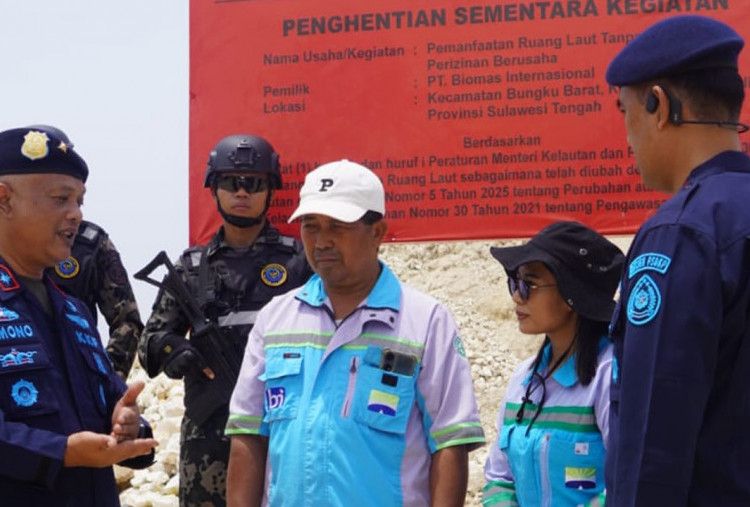 Reklamasi dan Pembangunan Jeti 3 Perusahaan Nikel di Morowali Disegel KKP