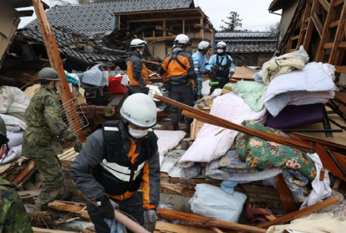 Ajaib! Nenek 90 Tahun Masih Hidup di Balik Reruntuhan Gempa Jepang dalam 5 Hari