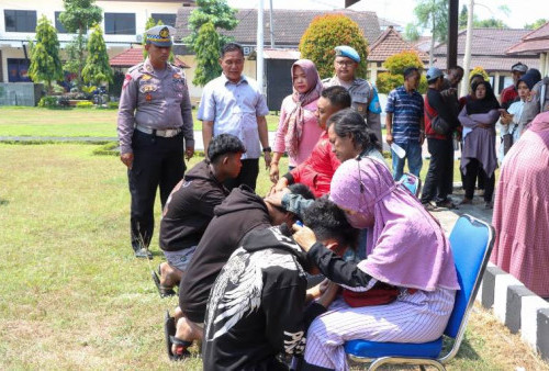 Terjaring Operasi Polres Jombang, 106 Pemuda Gangster Sungkem ke Orangtua