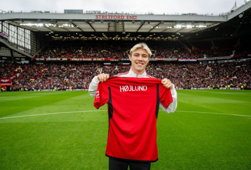Tebak-tebakan Nomor Punggung Rasmus Hojlund di Manchester United, Berapa Prediksimu?