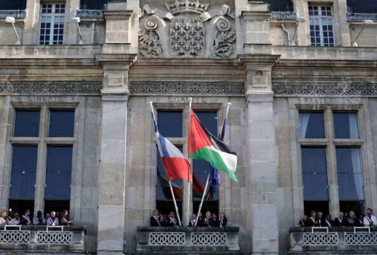 Meski Dilarang, Balai Kota di Prancis Kibarkan Bendera Palestina