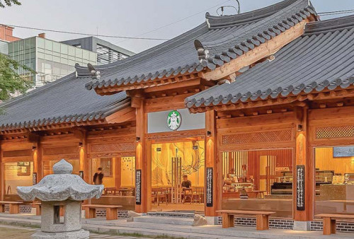 Cantiknya Gerai Starbucks Bergaya Hanok di Daegu, Korea Selatan