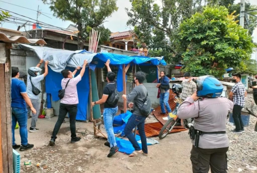 Polisi Gerebek Kampung Narkoba Bahari Usai Terindikasi Adanya Warga yang Lindungi Para Pedagang Sabu