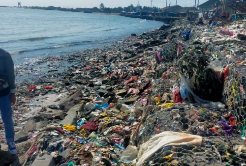 Duh, Pesisir Pantai Labuan Dipenuhi Sampah 