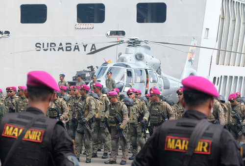 Sebanyak 12 Kapal Perang Indonesia ( KRI ) dan 5 Helikopter TNI Angkatan Laut dikerahkan untuk pengamanan KTT G20 yang akan dilaksanakan di Bali. Pada pengamanan KTT G20 di Bali itu, Laksamana Yudo Margono memerintahkan Panglima Koarmada II  Laksda TNI T S.S.N.B. Hutabarat sebagai Komandan Satuan Tugas Laut ( Dan satgasla) untuk memimpin pengamanan G20 dengan unsur -unsur gabungan  dari Koarmada I,II dan III dengan personil Marinir.