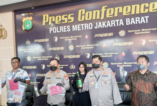 Polres Metro Jakarta Barat Berhasil Sikat 14 Penjudi dan 1 Orang Positif Sabu
