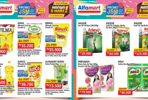 Katalog Promo JSM Alfamart 18-20 Oktober 2024, Diskon Minyak Goreng Rp34 Ribuan