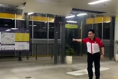 Viral Atap Stasiun Kereta Cepat Halim Disebut Bocor Karena Hujan Besar, Ini Penjelasan Pihak KCIC