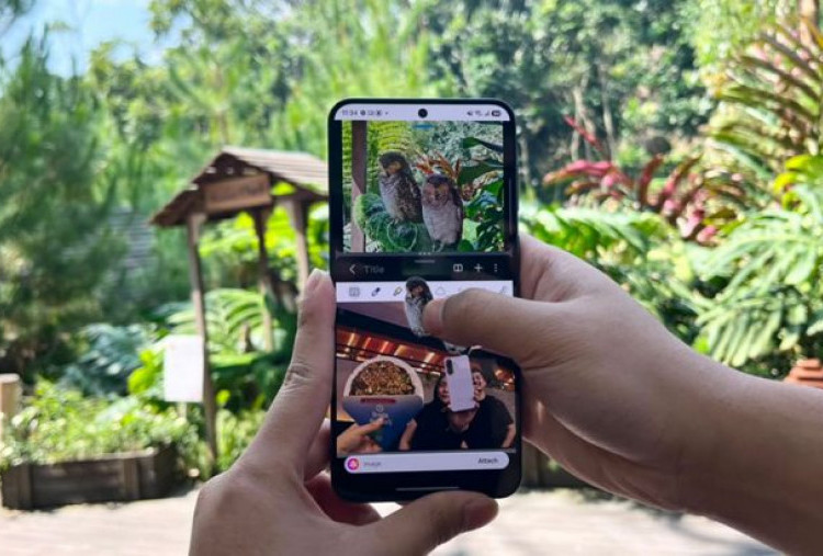 Galaxy A57 5G Permudah Kreator Konten Bikin Scrapbook Digital Lewat Fitur Multi Window