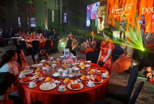 Mewah! Gala Dinner Bertema Naga di Malam Tahun Baru Naga Kayu Digelar Perdana