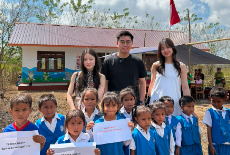 Sekolah Kelima Dibangun di Sumba Timur, Timothy Ronald Ungkap Misi Besarnya