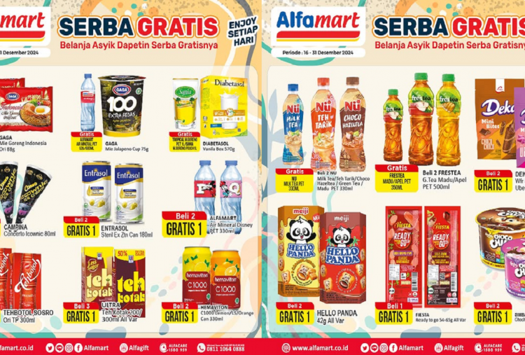 Promo Alfamart Terbaru Hari Ini 19 Desember 2024, Snack Minuman Serba Gratis Jelang Akhir Tahun!