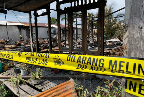 Habis, Lima Rumah di Kampungnelayan Tungkal Terbakar Malam Tadi