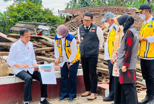 Kunjungi SDN di Cugenang, Jokowi Instruksikan Menteri PUPR Bangun Kembali Fasilitas Pendidikan Terdampak Gempa Cianjur