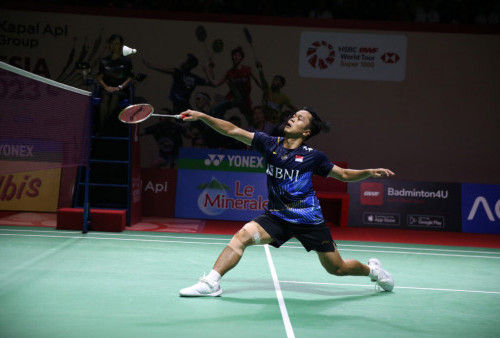 Ditonton Presiden Jokowi, Ginting Melaju ke Final Indonesia Open 2023 Tantang Axelsen