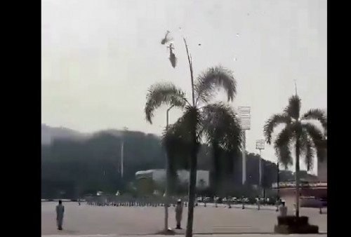 Detik-detik 2 Helikopter Bertabrakan, 3 Penumpang Tentara Malaysia Tewas di Tempat