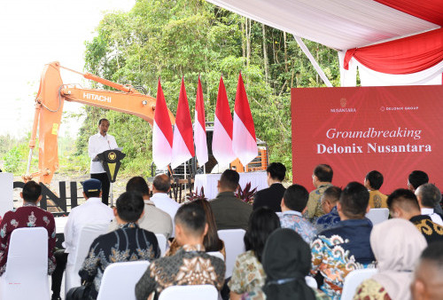 Presiden Jokowi Lakukan Groundbreaking di IKN, Nilai Investasi hingga Rp 500 Miliar