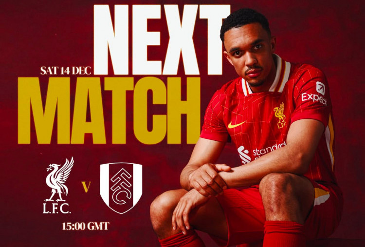 Prediksi Liverpool vs Fulham 14 Desember 2024, The Reds Berada di Atas Angin