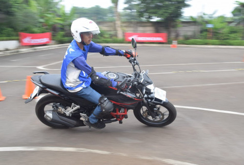 Kompetisi Safety Riding Motor Honda Regional Jakarta-Tangerang Dimulai, Total Hampir 100 Peserta