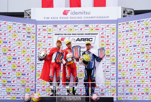 Pembalap AHRT Dominasi Seri 4 ARRC 2022, 'Indonesia Raya' Berkumandang di Malaysia