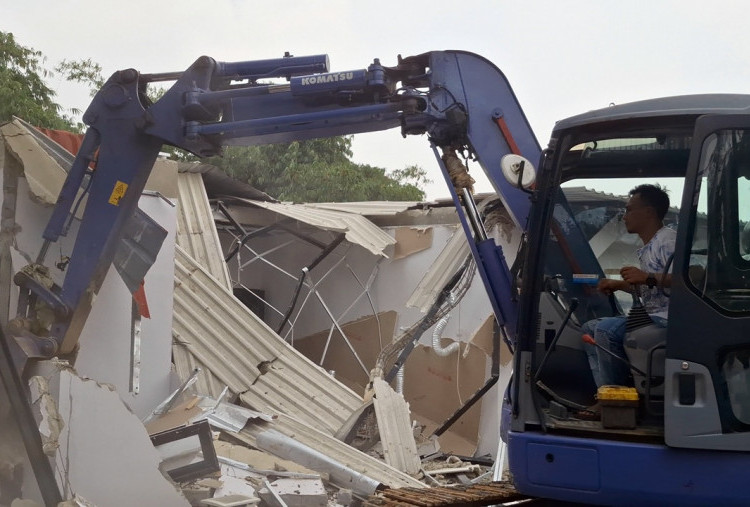 Ekskavator Ungu Ratakan Klaster Mewah Lapas Cibinong, 10 Bangunan Bukan Aset Negara
