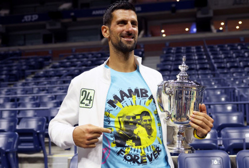 Novak Djokovic Persembahkan Grand Slam ke-24 untuk Kobe Bryant