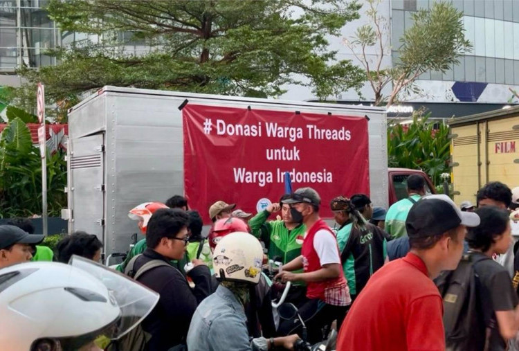 Patungan Warga Threads Kumpul Ratusan Juta Rupiah, Bantu Logistik Massa Aksi Demo di DPR: 50 UMKM Semringah!