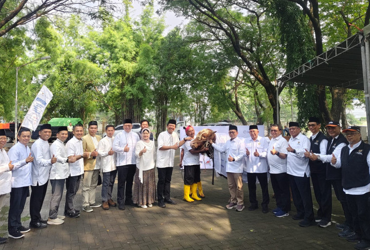 Danareksa-Baznas Salurkan 3.000 Paket Daging Kurban di Surabaya