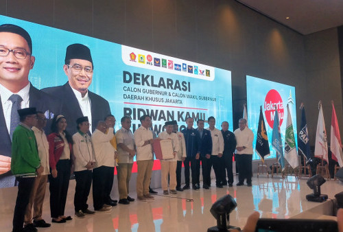 Koalisi Jakarta Baru: 12 Partai Politik Deklarasi Dukung Ridwan Kamil-Suswono di Pilgub Jakarta 2024