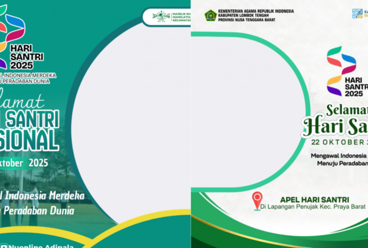 50 Link Twibbon Hari Santri 2025 Terbaru dan Gratis Lengkap Ucapan, Yuk Meriahkan di Medsos