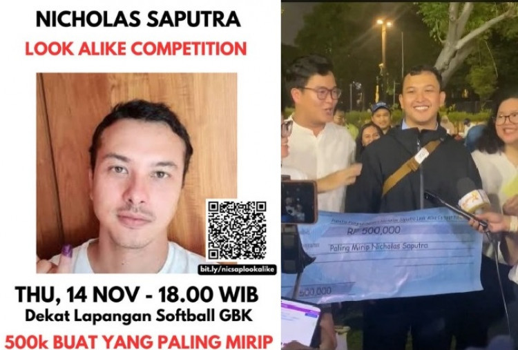 Kocak! Pria Ini Jadi Pemenang Kompetisi Mirip Nicholas Saputra, Namanya Dodo