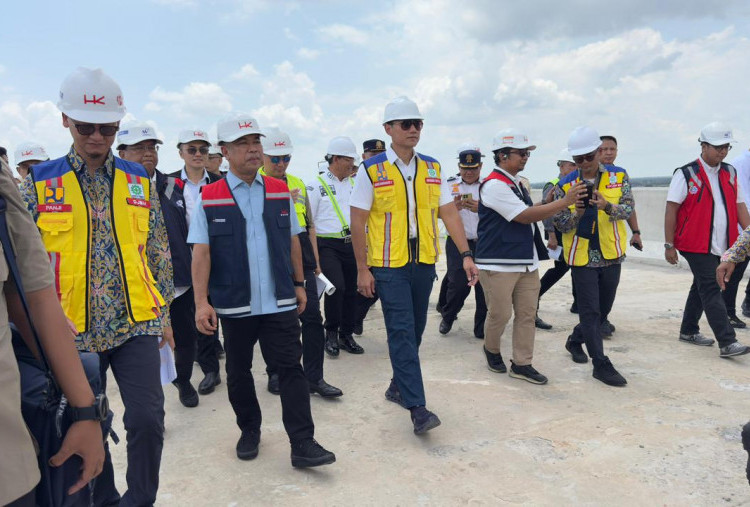 Menko Infrastruktur AHY Tinjau Progres Tol Palembang–Betung Seksi 1 dan 2 Serta Jembatan Musi V