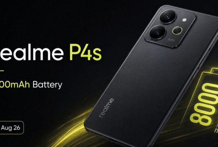Realme P4s Meluncur 26 Agustus di India, Bawa Baterai 8.000mAh dan IP69