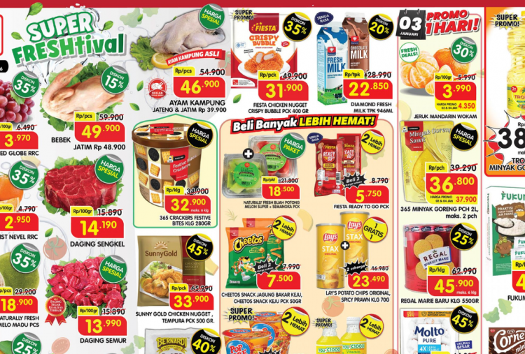 Promo JSM Superindo Terbaru Minggu Ini 2-4 Januari 2026, Tahun Baru Sunlight Rp8 Ribuan