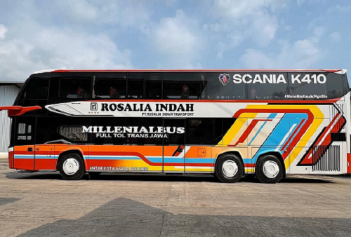 PO Rosalia Indah Rilis Model Bus Tingkat Buatan Karoseri Tentrem, Ada Dua Kelas: First Class dan Super Top