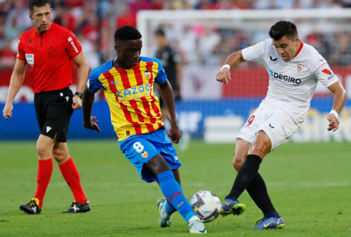 Hasil Liga Spanyol Sevilla vs Valencia: Los Che Permalukan Les Nervionenses 2-1
