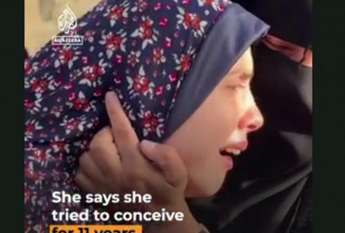 Tragis! Anak Kembar Perempuan Palestina Tewas Dibom Israel, Sudah Ikhtiar 10 Tahun untuk Hamil